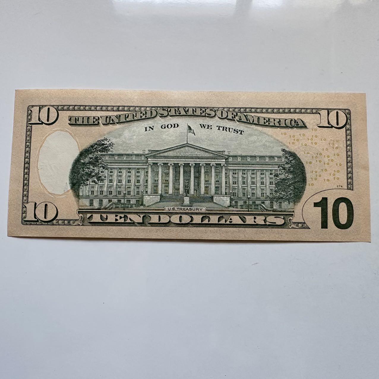 🌹外币初藏🌹🐯2025年第131场  每周二四六晚8️⃣点 接代拍 美国2017年10美元