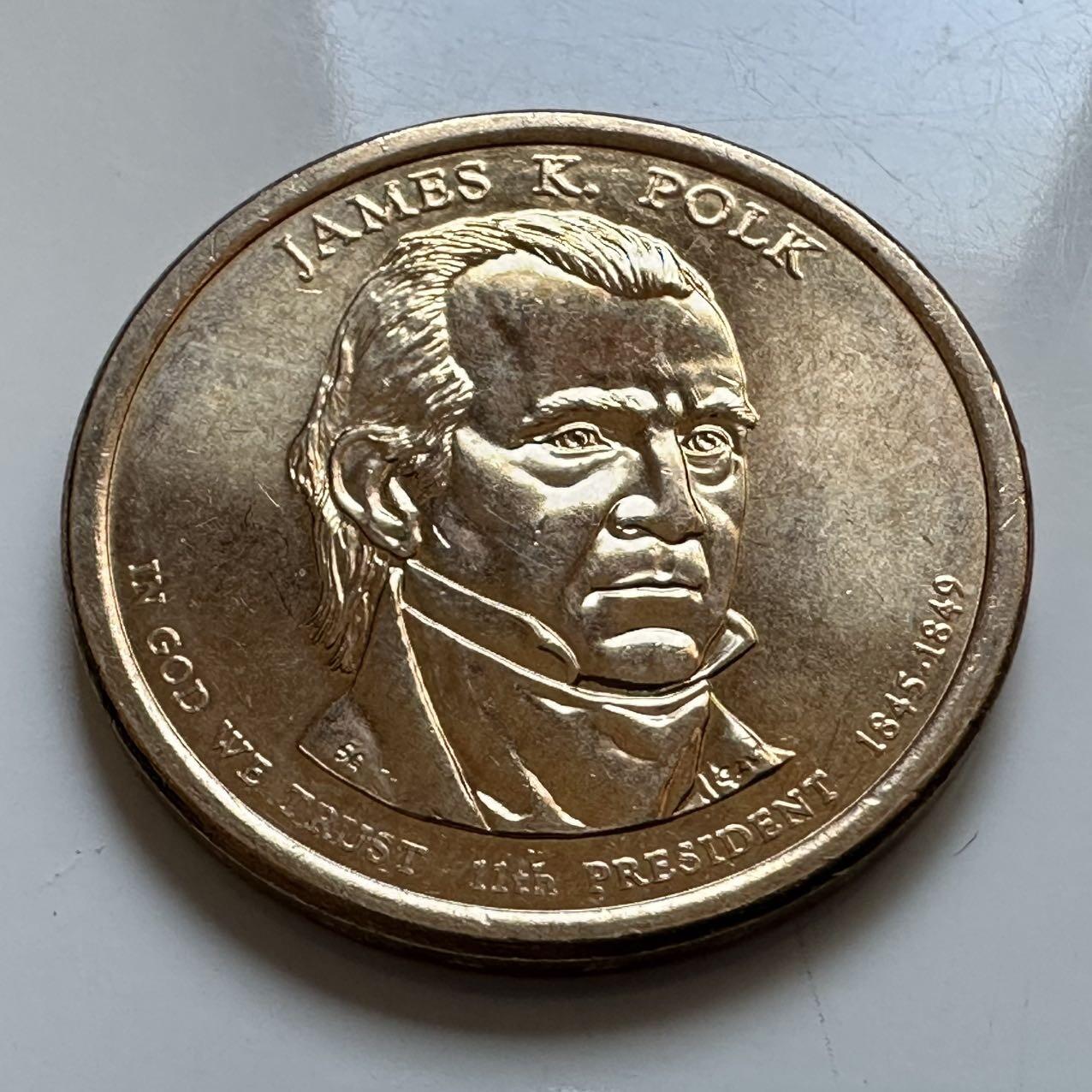 🌹外币初藏🌹🐯2025年第131场  每周二四六晚8️⃣点 接代拍 波尔克一美元