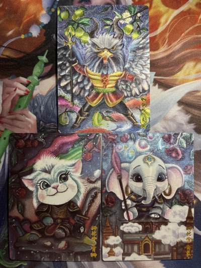 欢迎送拍、零成本上架，释放现金流，合理分配上拍卡品 - 【裸卡】红月 狮驼岭3张 墨婉文化 