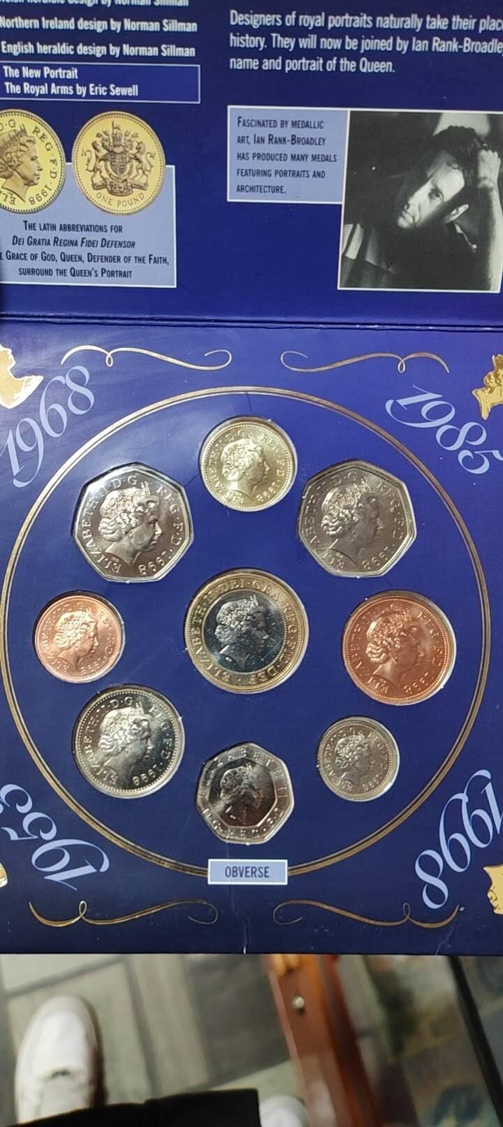 图南收藏 英国精制币套币