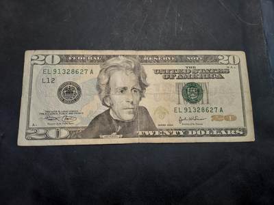 博彦收藏   11月24日 8点 钱币专场 - 美国 20元 流通品