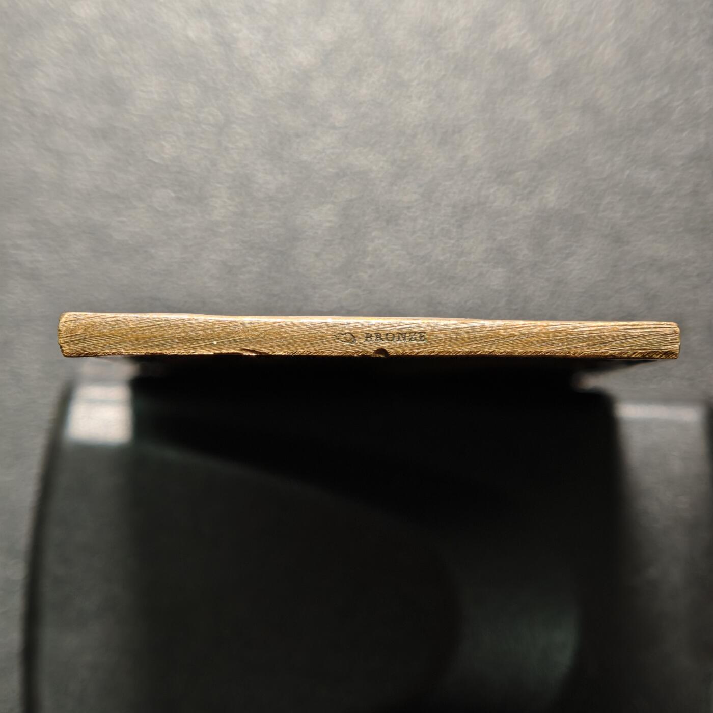 【德藏】世界币章拍卖第154期（拍品征集中~欢迎藏友联系） 1901年瑞士巴塞尔加入联邦400周年纪念矩形铜章 直径约：36.9mm×50.4mm；重约：34g 包浆温润 设计立体