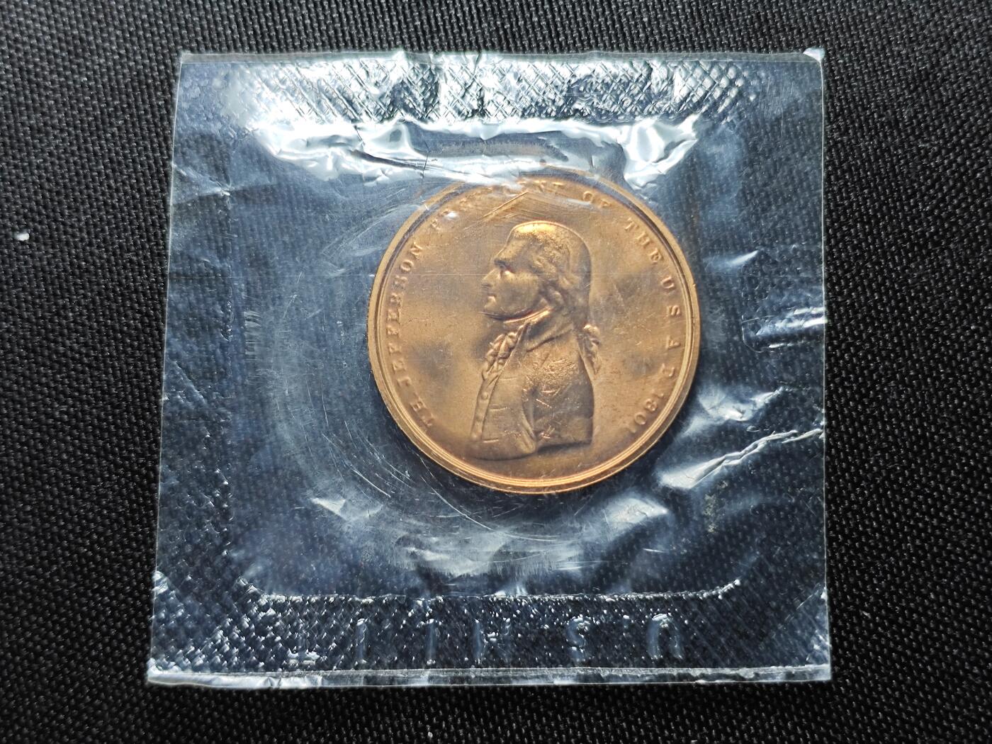 KK钱币收藏小铺 （套币 好品/批量散币 银币）专场  2月预留时间 周末发货   美国总统纪念铜章 原封