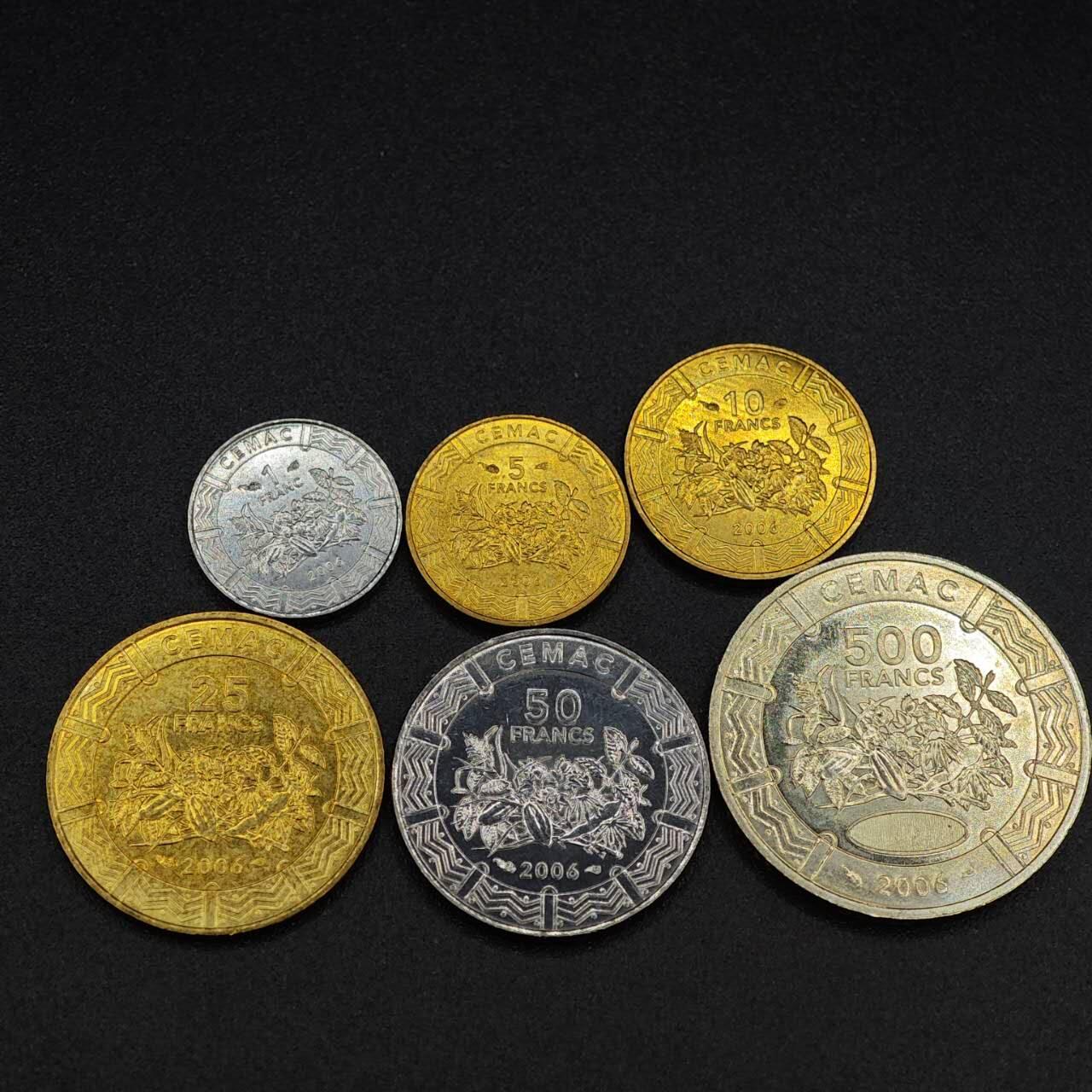 【淘币小摊】实时拍第八百零三拍   散币套币场   满百包邮可预留二周 每周一统一发货   中非2006年6枚