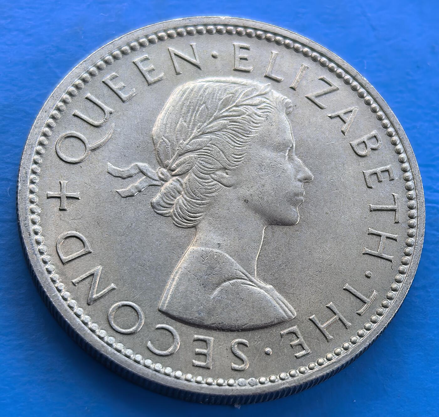 外国优质老铜币银币，未完待续 极美品新西兰1962年2先令