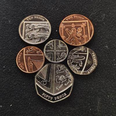 【全场包邮】纯粹捡漏拍480场（免费代拍第17场） - 英国2009年清年份盾徽版6枚套币