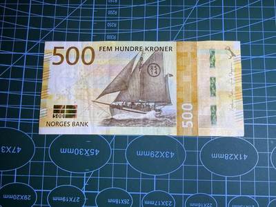 【炜奕收藏】，第五十一期 - 挪威500克朗，品相如图