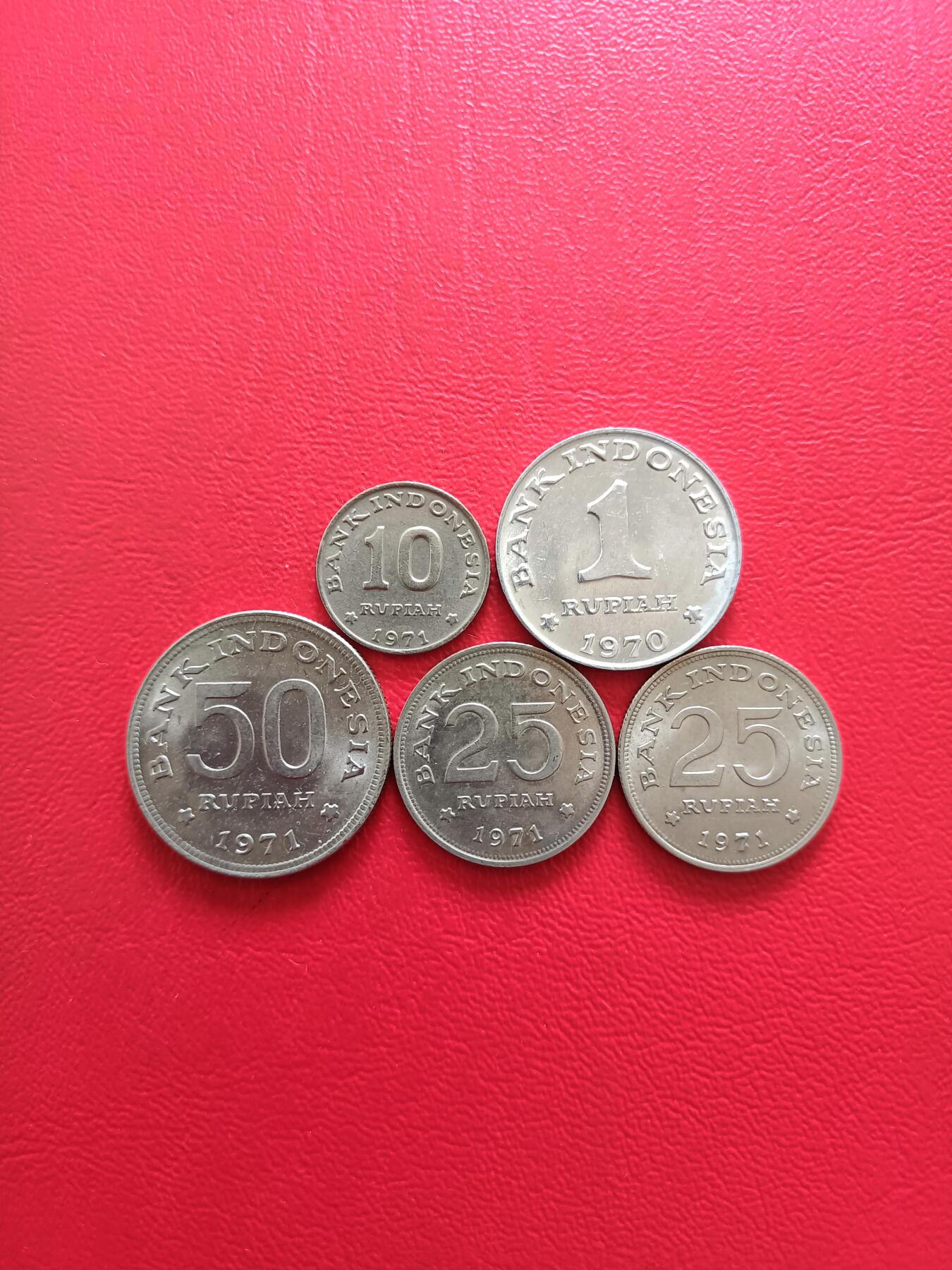 【云涧收藏】第八十场 印度尼西亚5枚