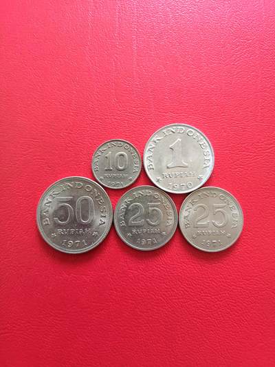 【云涧收藏】第八十场 - 印度尼西亚5枚