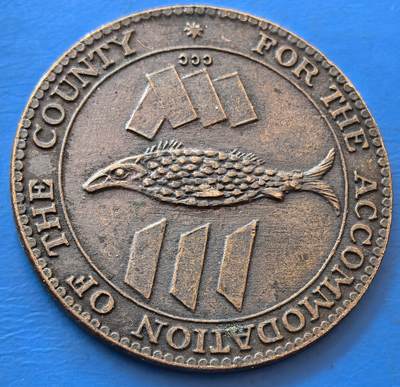 外国优质老铜币银币，未完待续 - 英国康沃尔郡1811年大便士