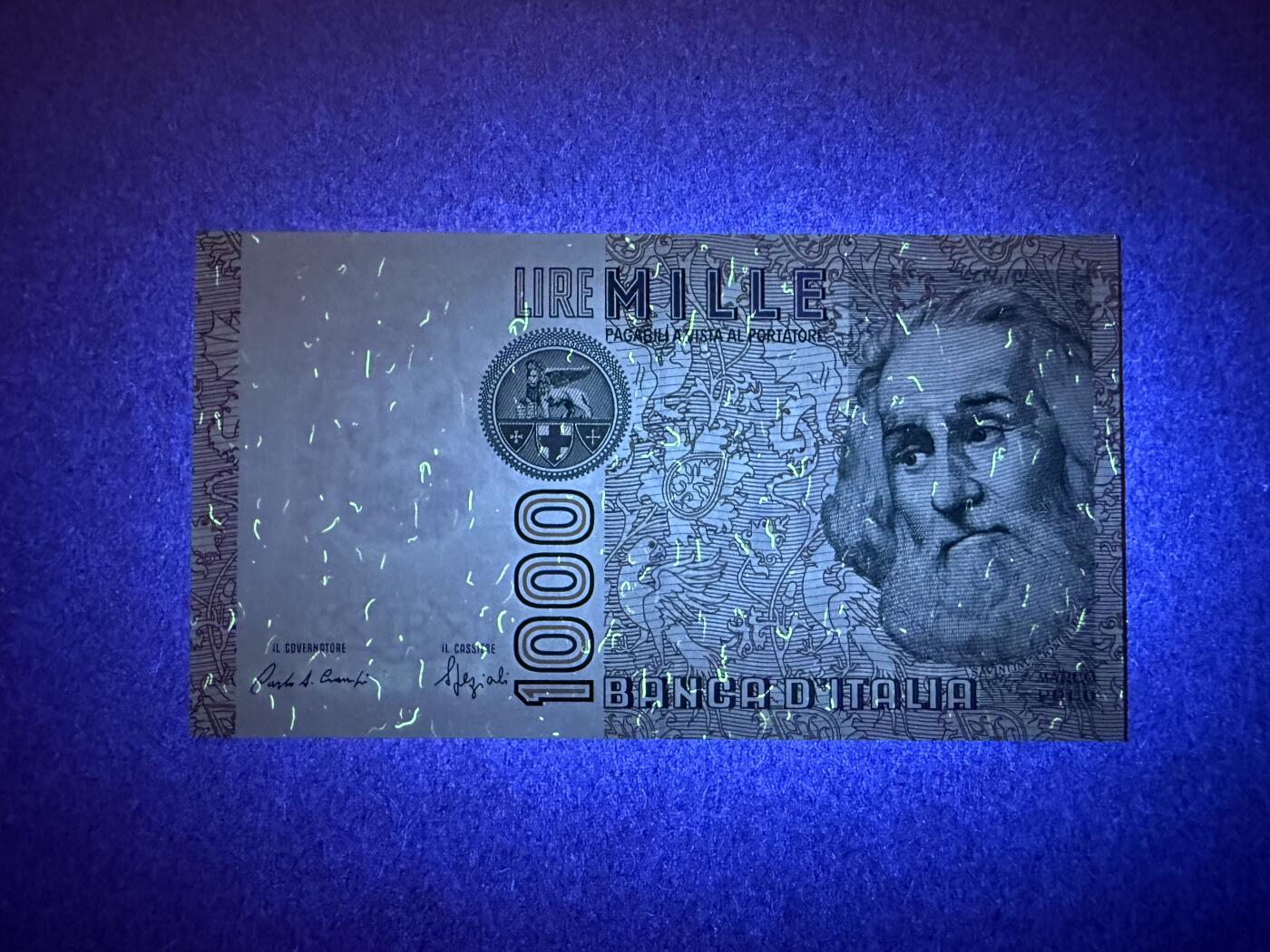 《艾美收藏》第221期-11.23周日黄金场精品荟萃 意大利1000里拉 UNC 1982年 意大利旅行家马可波罗 无4