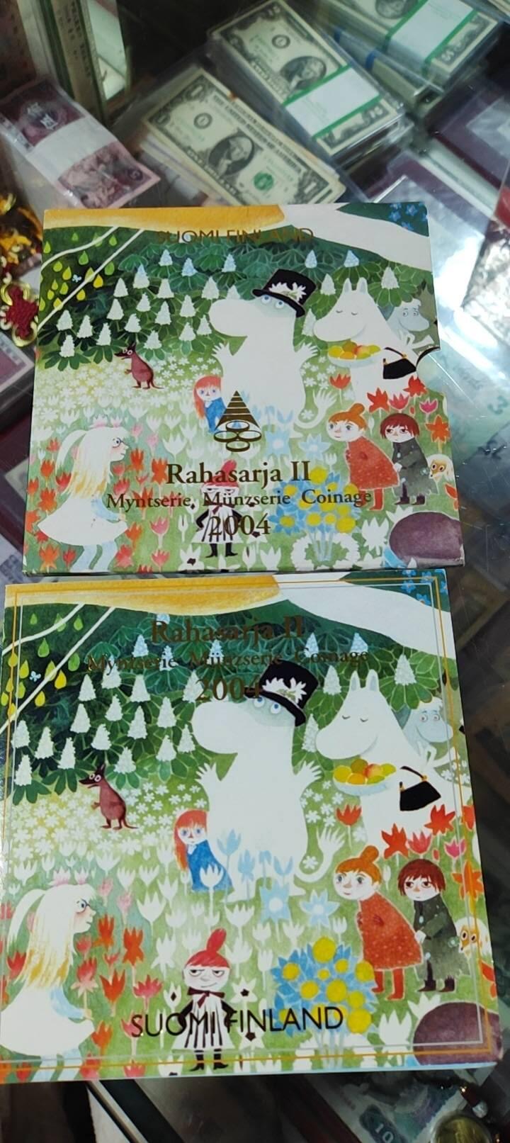 图南收藏 芬兰姆明纪念套册含入欧币