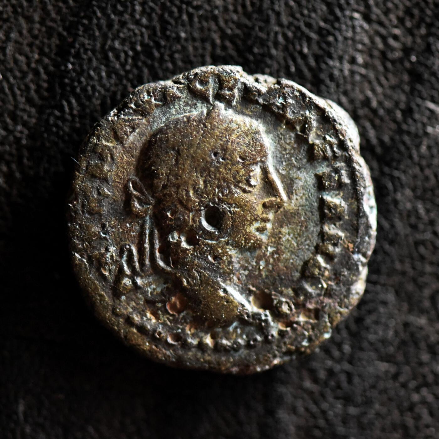 【良泉】第42期【自动场】12月4日晚19.30点开拍！99枚域外古代钱币专场  公元222-235年【古罗马·行省】塞维鲁·亚历山大（CEV AΛEXANΔΡOC）铜币，3.92克