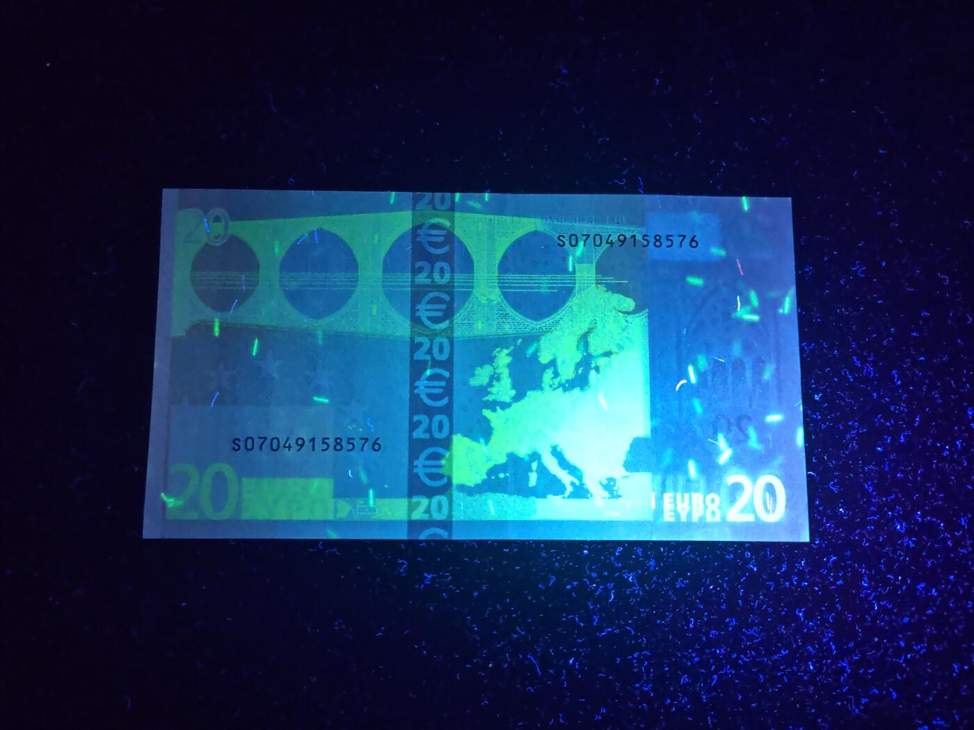 欧盟纸币 一签 2002版 20欧元 S冠 意大利版 全新UNC