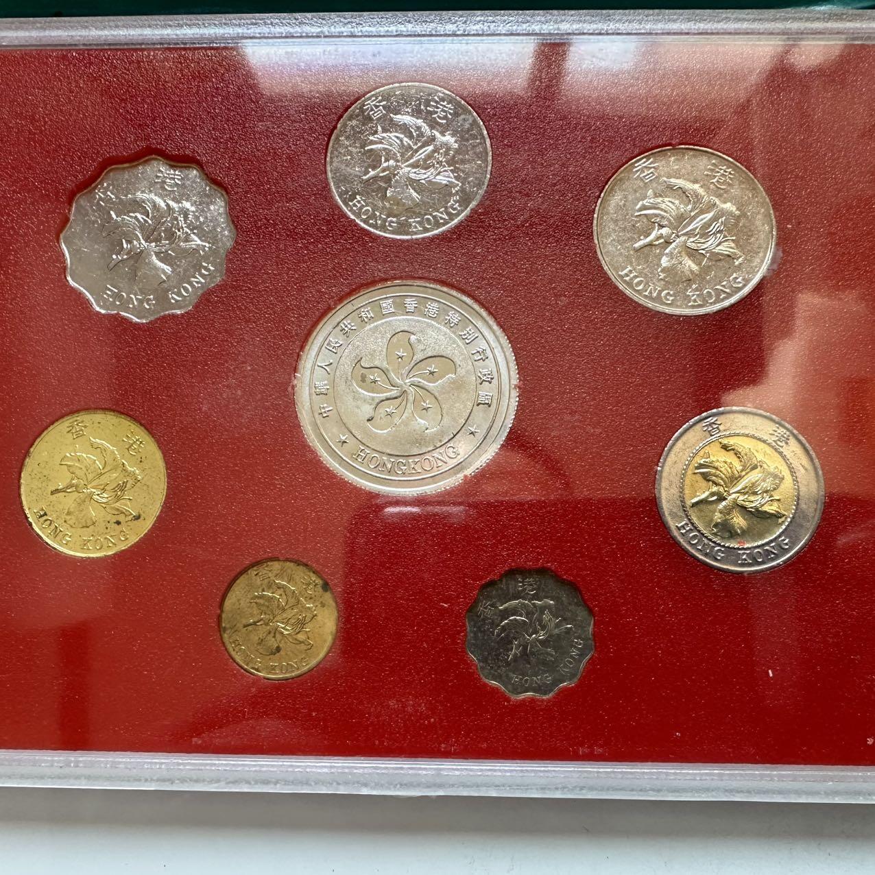 🌹外币初藏🌹🐯2025年第131场  每周二四六晚8️⃣点 接代拍 香港回归紫荆花套币c