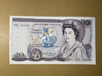 《艾美收藏》第221期-11.23周日黄金场精品荟萃 - 英格兰20镑 D序列 AU 无47