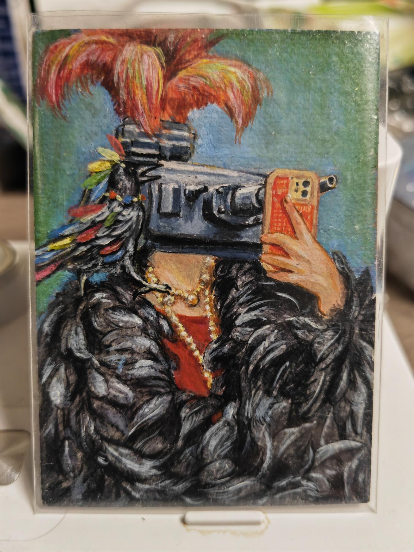 阳大大卡牌拍卖第84期（持续收拍品，周六晚上九点截拍，进群福利早知道） 【手绘卡】画师周超人 乌鸦夫人 手绘卡