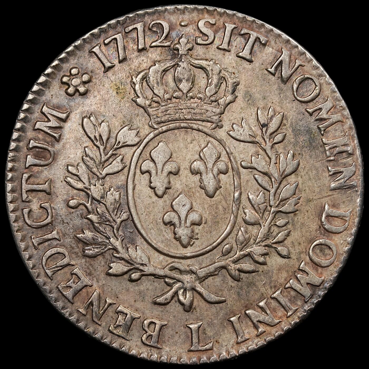 修遠堂世界钱币第九十四期 1772年法国埃居大银币 28.81g