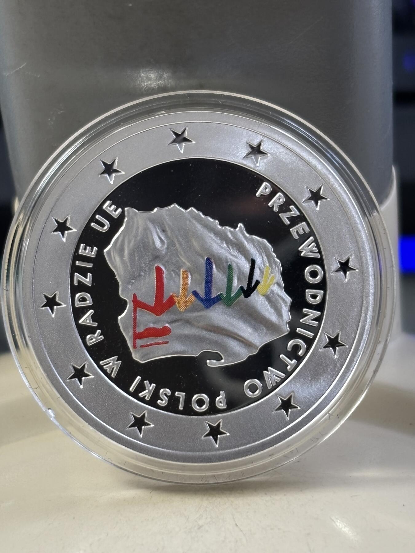 第182期拍卖 波兰2011年担任欧洲联盟理事会轮值主席纪念银币，925银，14.14克，发行50000枚