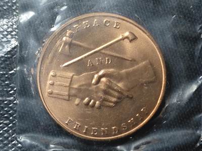 KK钱币收藏小铺 （套币 好品/批量散币 银币）专场  2月预留时间 周末发货 -   美国总统纪念铜章 原封