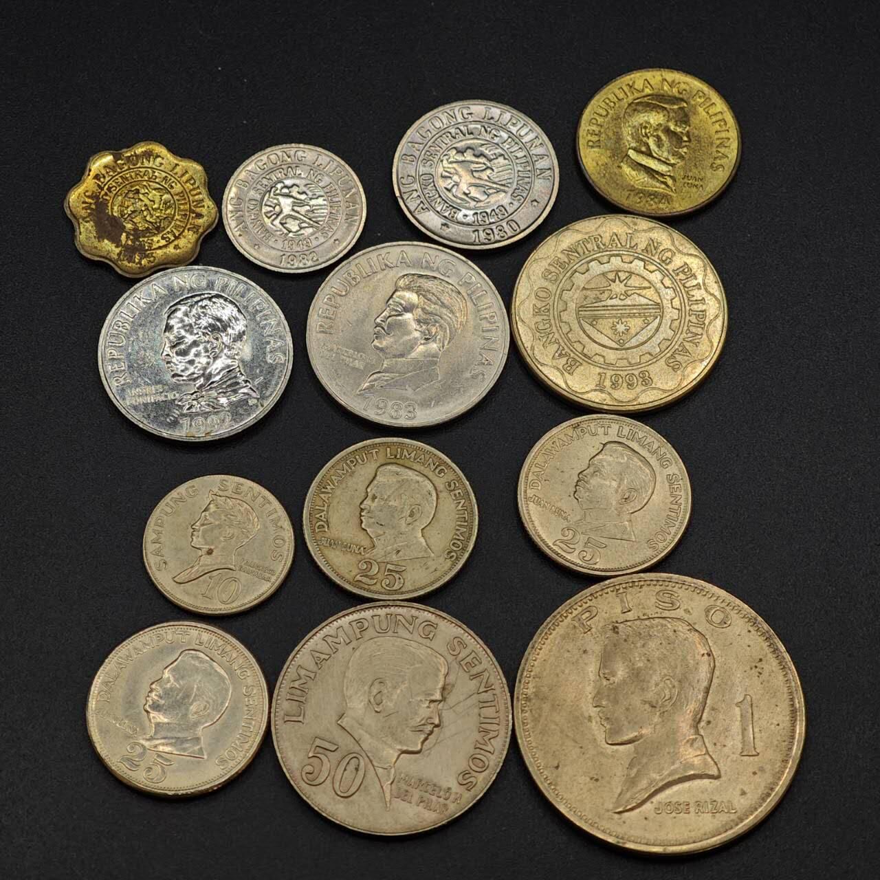 【淘币小摊】实时拍第八百零三拍   散币套币场   满百包邮可预留二周 每周一统一发货   菲律宾13枚