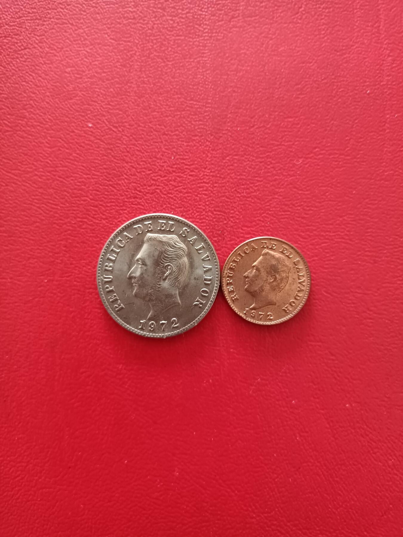 【云涧收藏】第八十场 萨尔瓦多1972年1/5分2枚