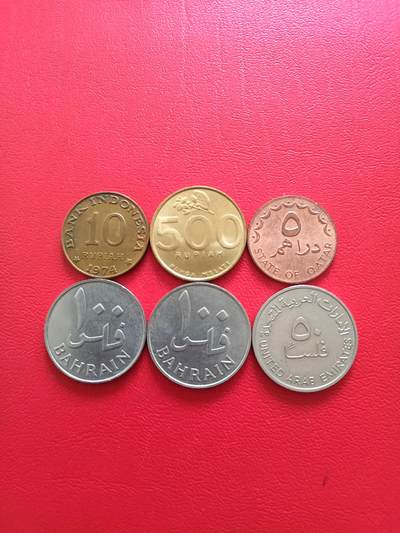 【云涧收藏】第八十场 - 巴林、阿联酋、卡塔尔、印尼6枚