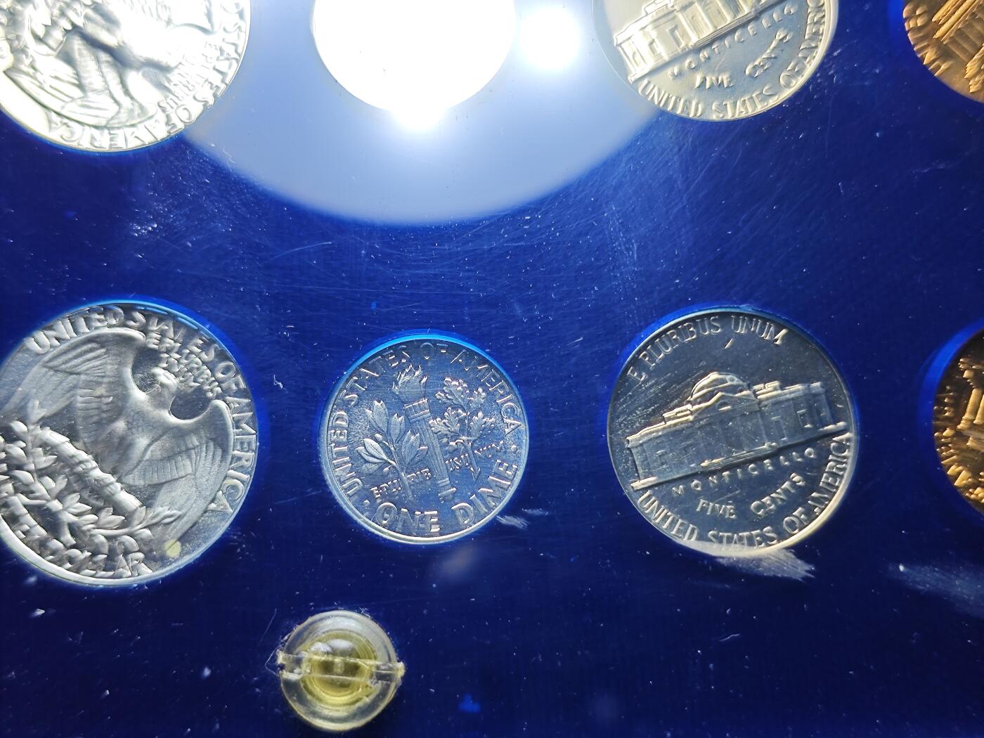 KK钱币收藏小铺 （套币 好品/批量散币 银币）专场  2月预留时间 周末发货  美国精制套币1962/1964年清年2套一卡册 含6枚高银银币