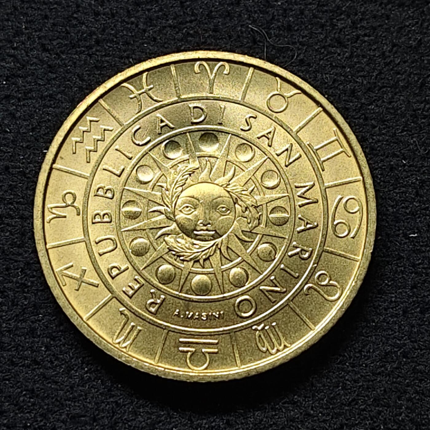 【全场包邮】纯粹捡漏拍480场（免费代拍第17场） 圣马力诺2019年5欧元十二星座狮子座纪念币