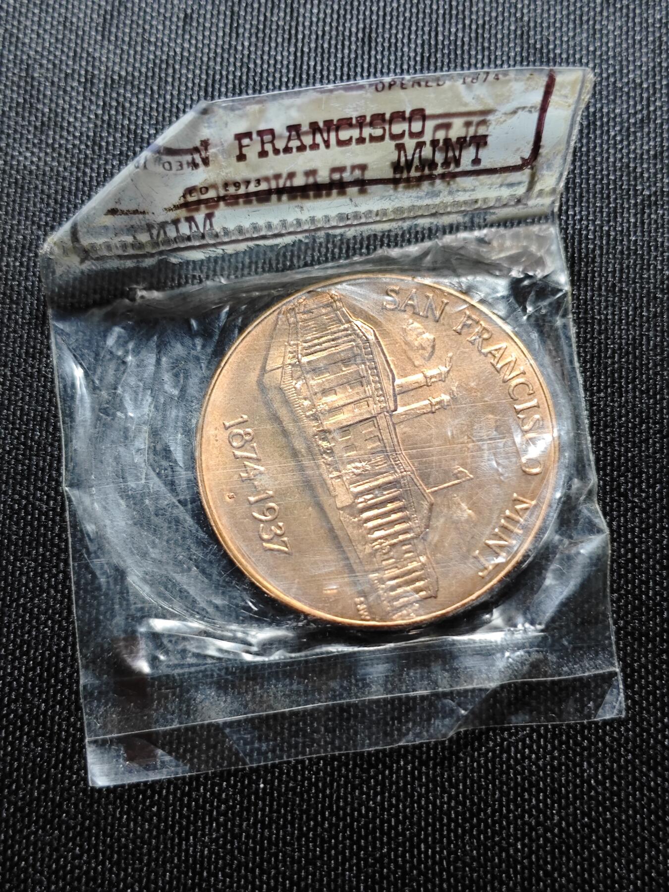 KK钱币收藏小铺 （套币 好品/批量散币 银币）专场  2月预留时间 周末发货  美国官方造币厂纪念铜章 原封