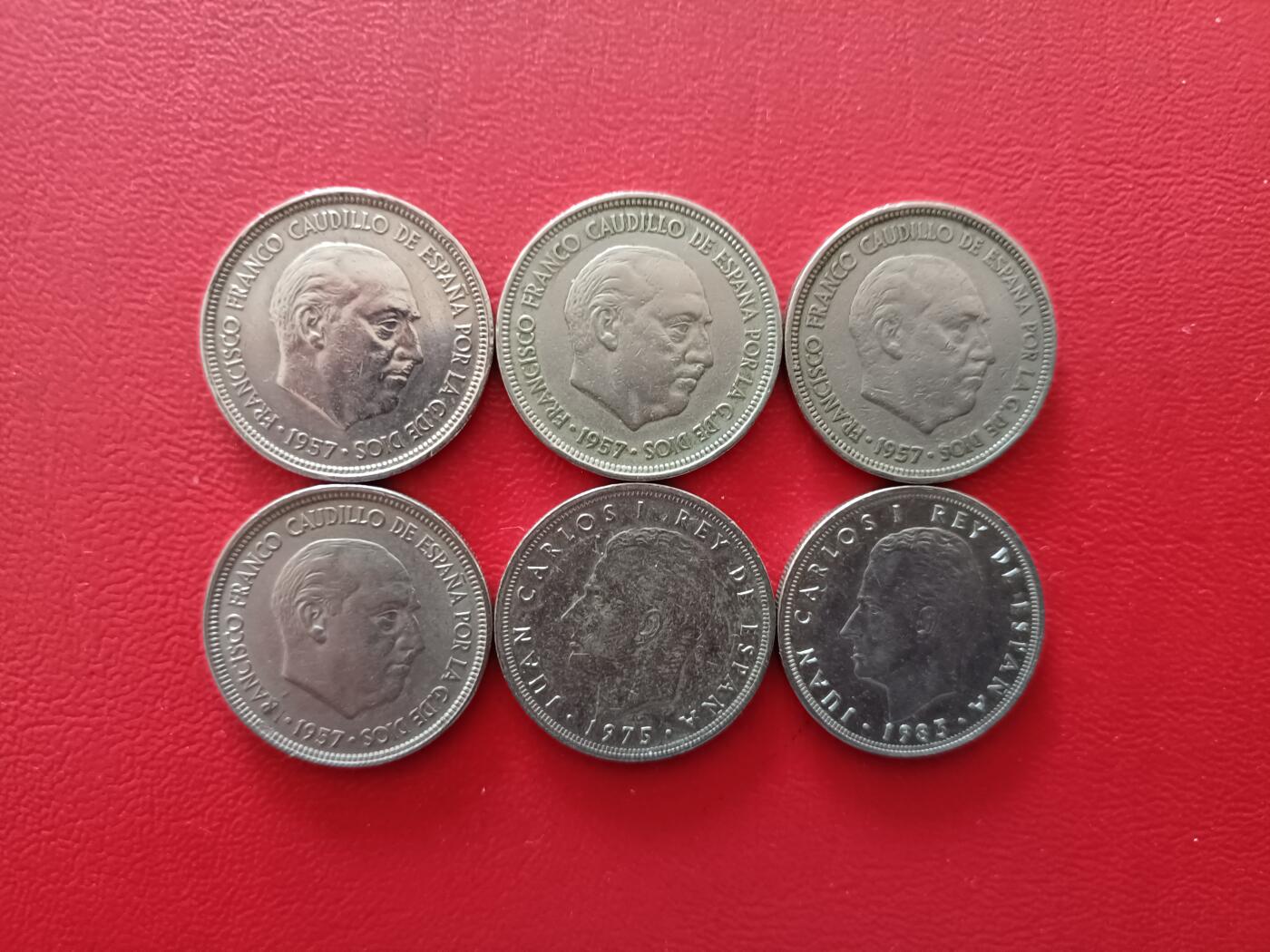 【云涧收藏】第八十场 西班牙5比塞塔6枚