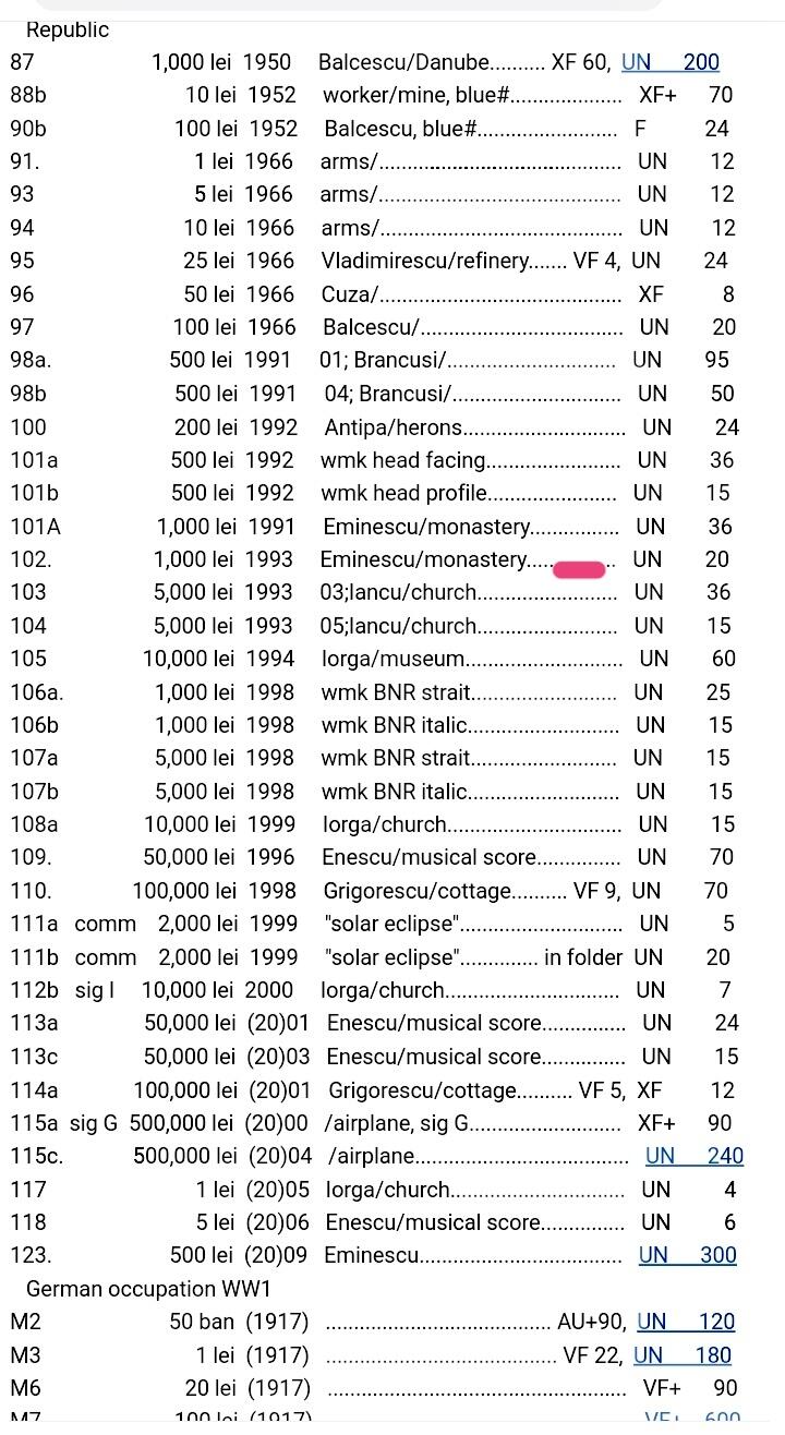 罗马尼亚1993年1000列伊靓品纸币