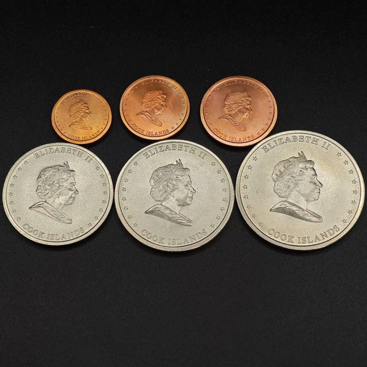 【淘币小摊】实时拍第八百零三拍   散币套币场   满百包邮可预留二周 每周一统一发货   新西兰2010年6枚套