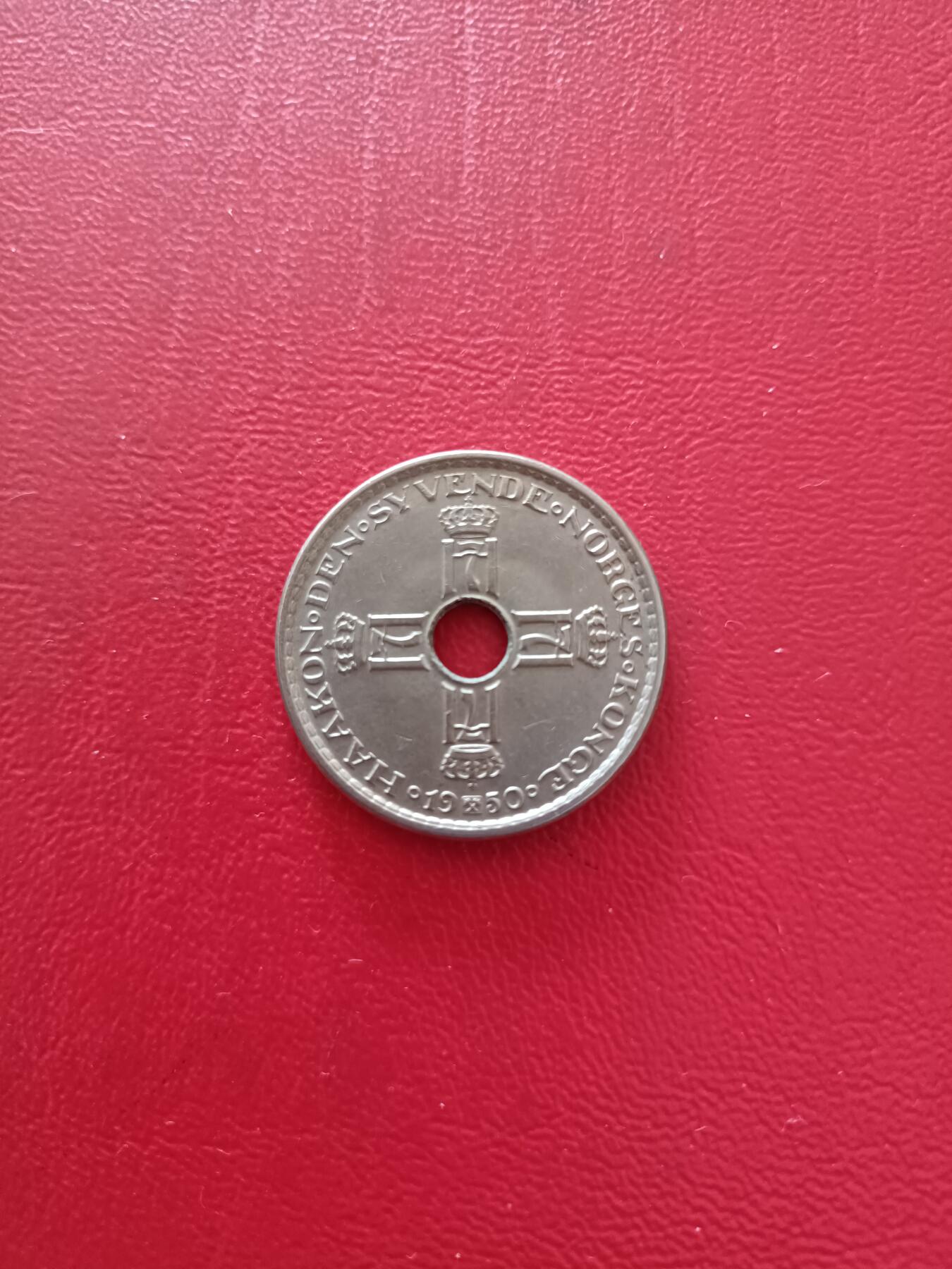 【云涧收藏】第八十场 挪威1950年1克朗