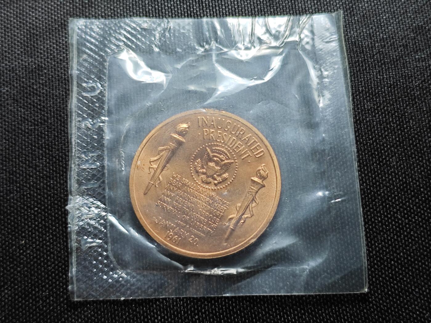 KK钱币收藏小铺 （套币 好品/批量散币 银币）专场  2月预留时间 周末发货   美国总统纪念铜章 原封