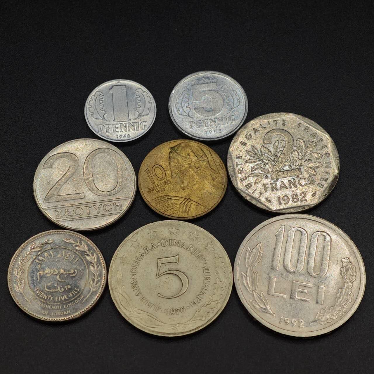 【淘币小摊】实时拍第八百零三拍   散币套币场   满百包邮可预留二周 每周一统一发货   散币8枚