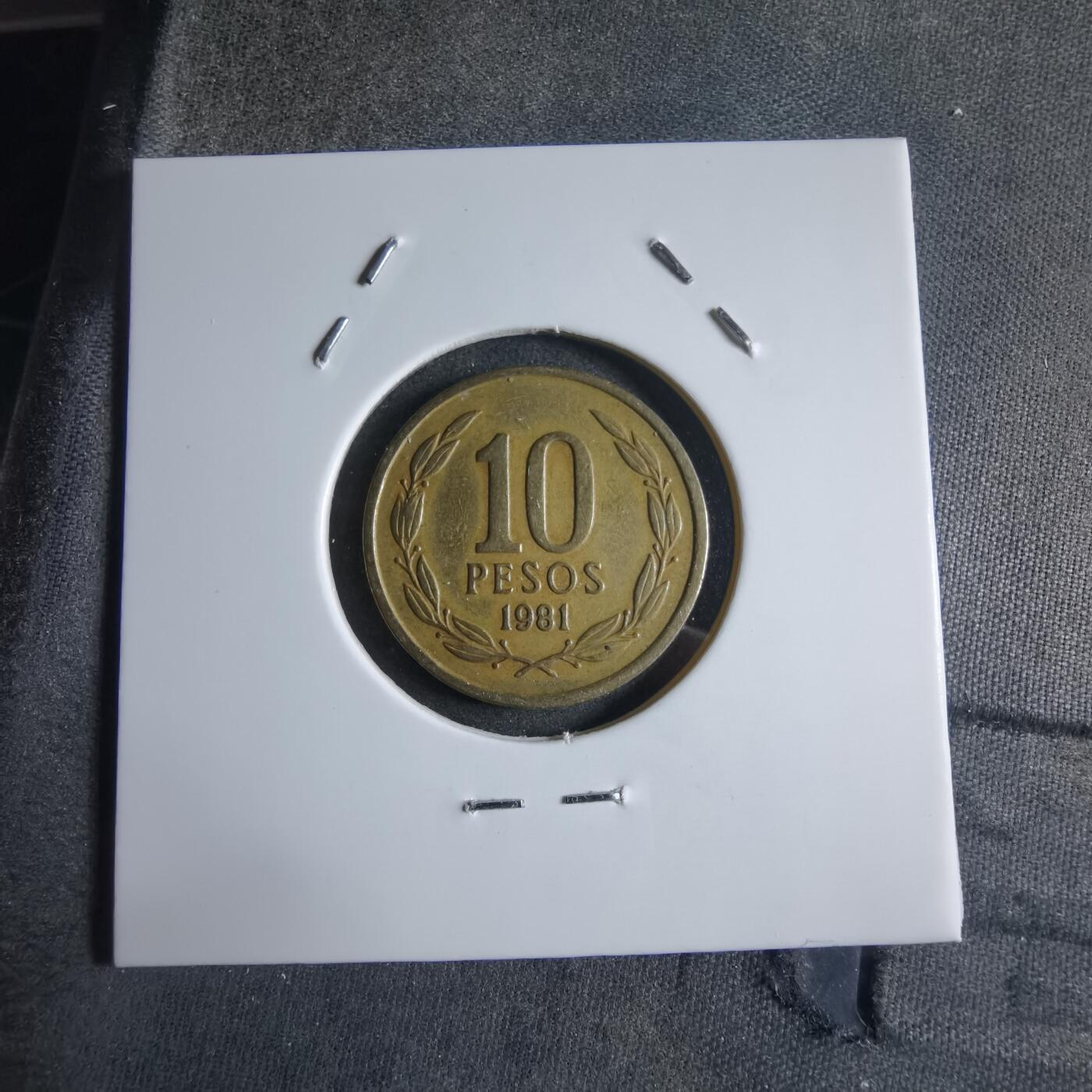 沼泽如烟--第910场 智利1981年10比索