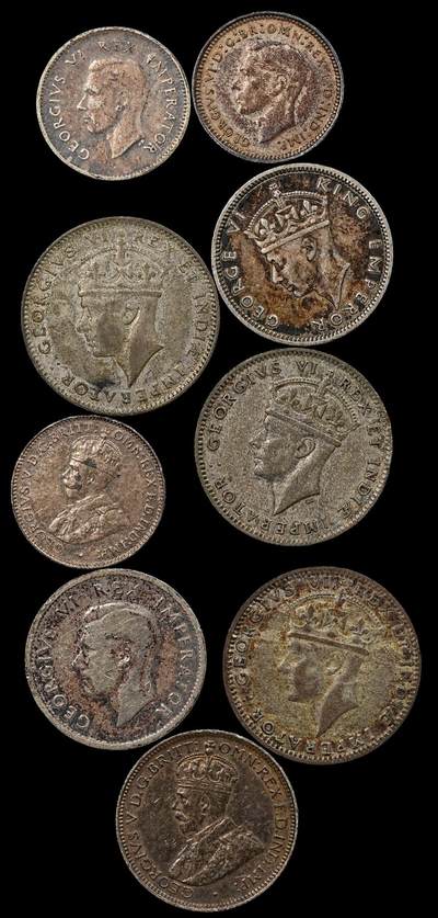 修遠堂世界钱币第九十四期 - 英属海外领地银币一组 23.94g