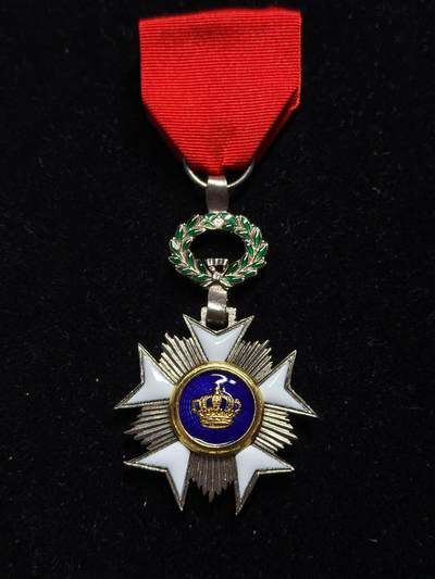 铭记历史 勿忘国耻 抗战胜利80周年精品专场 第二场 - 比利时王国骑士级王冠勋章