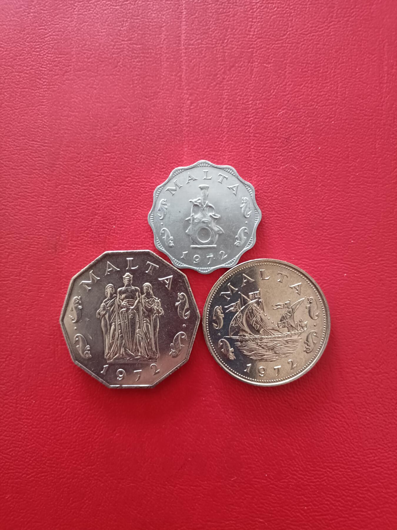 【云涧收藏】第八十场 马耳他1972年3枚