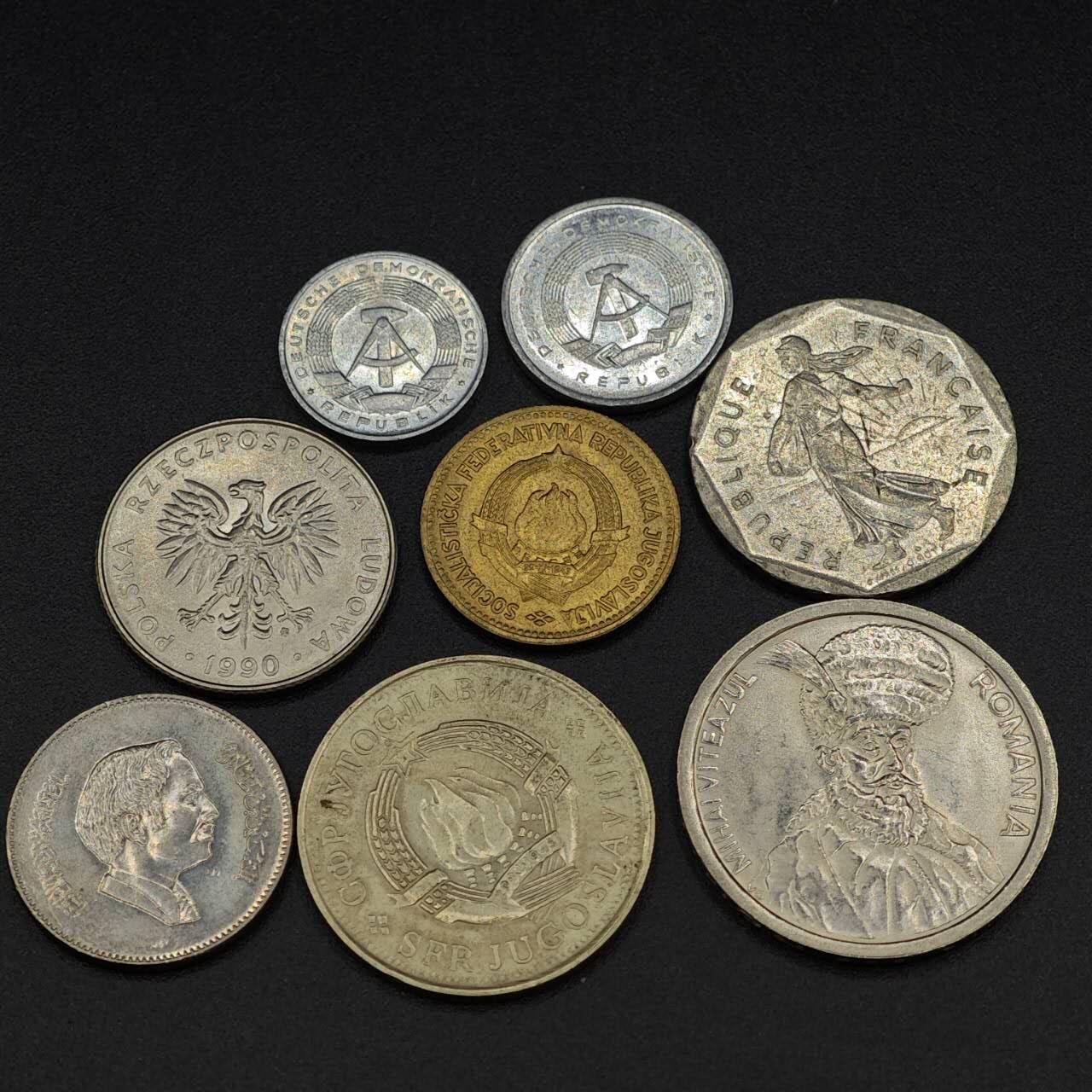 【淘币小摊】实时拍第八百零三拍   散币套币场   满百包邮可预留二周 每周一统一发货   散币8枚