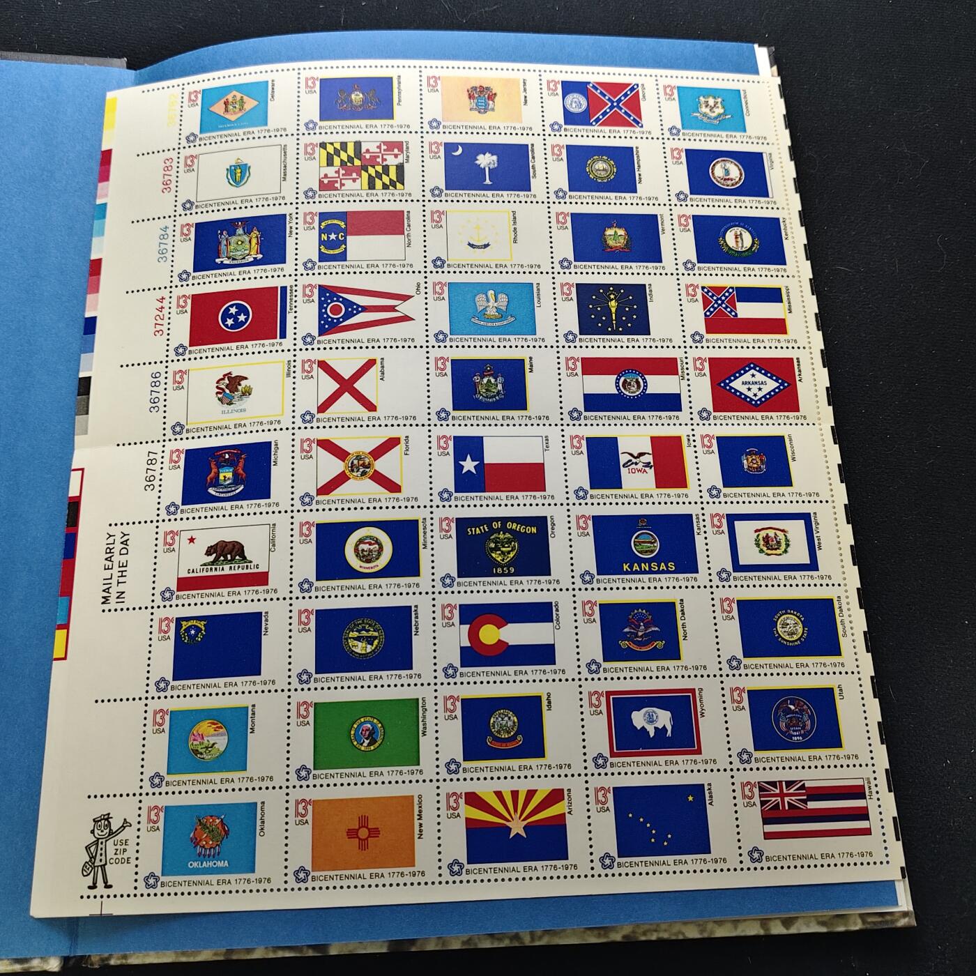 【全场包邮】纯粹捡漏拍483场（免费代拍第20场） 【邮品】美国发行独立200周年纪念邮册