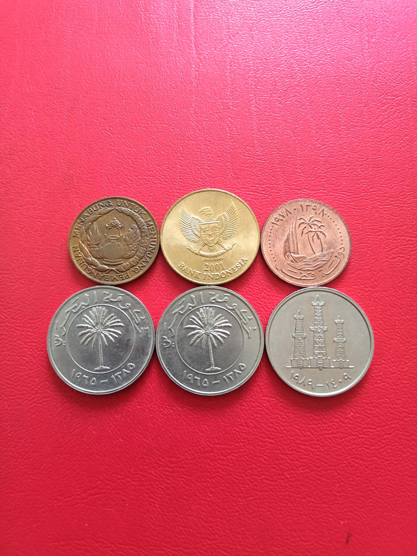 【云涧收藏】第八十场 巴林、阿联酋、卡塔尔、印尼6枚