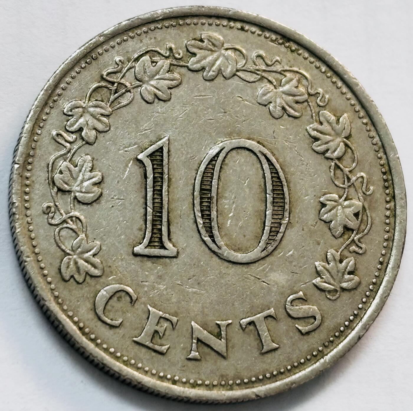 文馨钱币收藏第 282 场，【 长期接收代拍品】，加拿大老铜代用币，银币，德三系列场 少见 1972 年马耳他 10 分大镍币，首发版