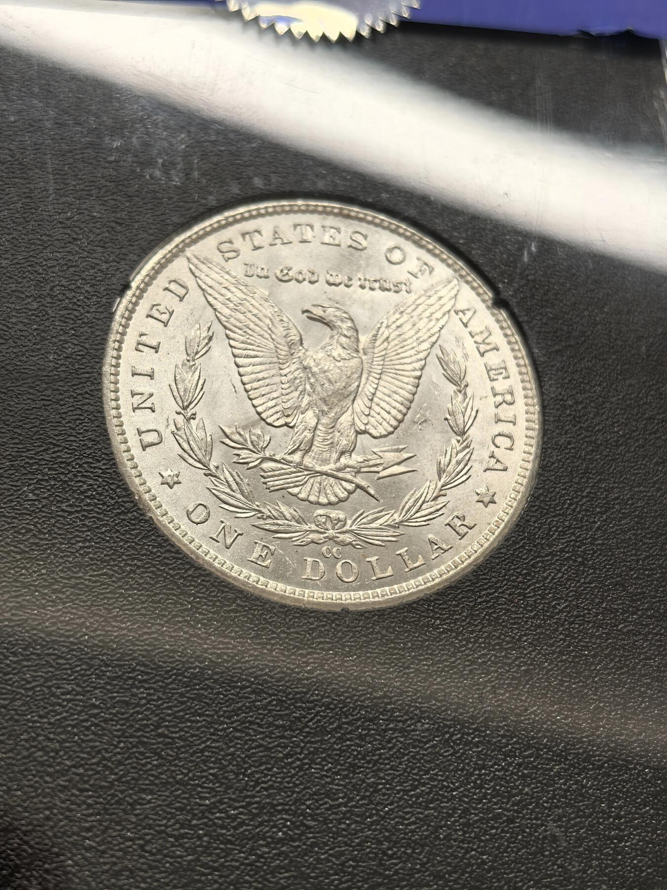 博洋堂藏家专场系列之美国钱币白金之夜专场暨第148期（全场包邮） NGC MS64 美国1883 CC 摩根 卡森厂 GSA大封装 高分难得 十字转光