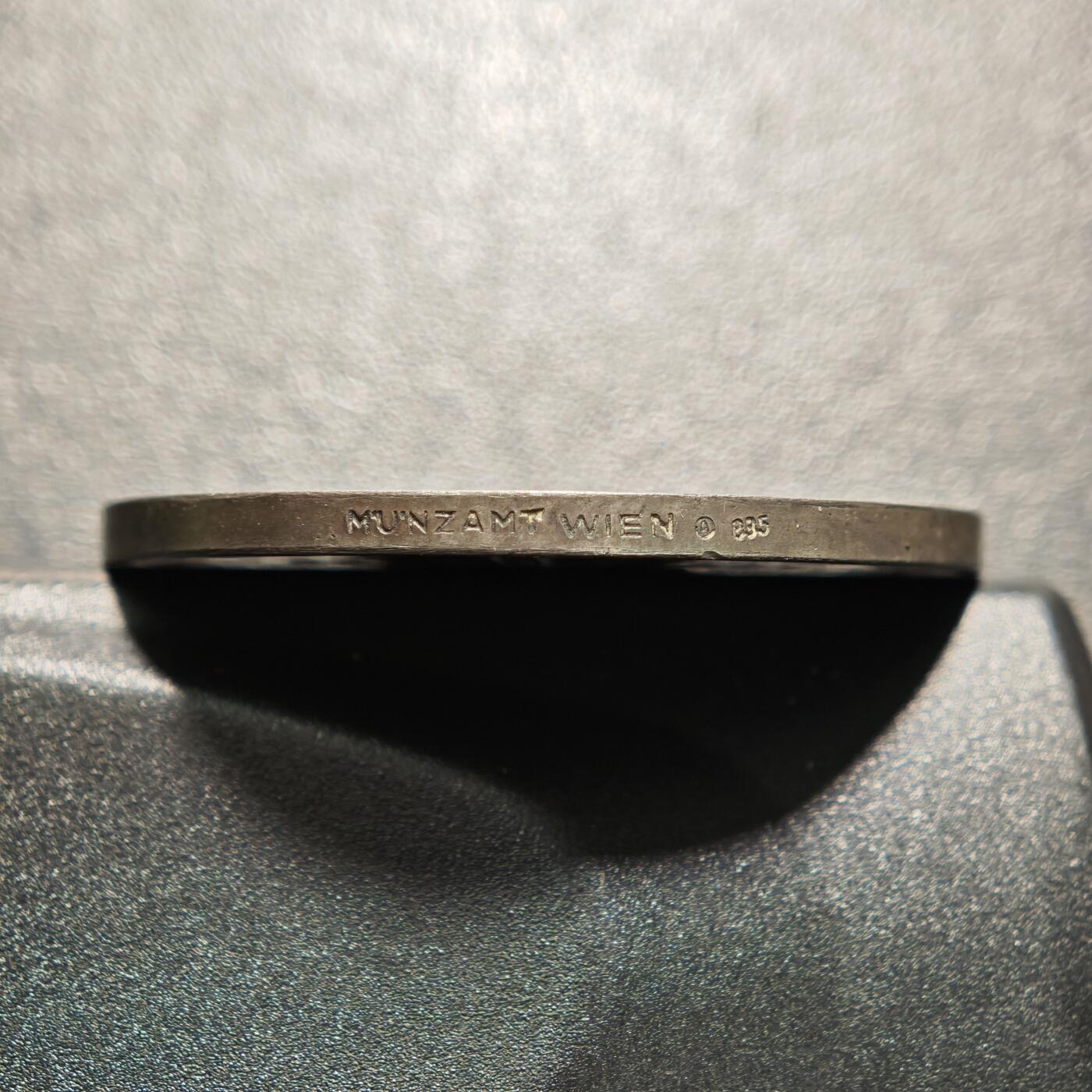 【德藏】世界币章拍卖第154期（拍品征集中~欢迎藏友联系） 1939年 德国吞并奥地利银章 特别版 年份无月日  直径约：36.2mm；重约：21.3g（原图请联系客服）