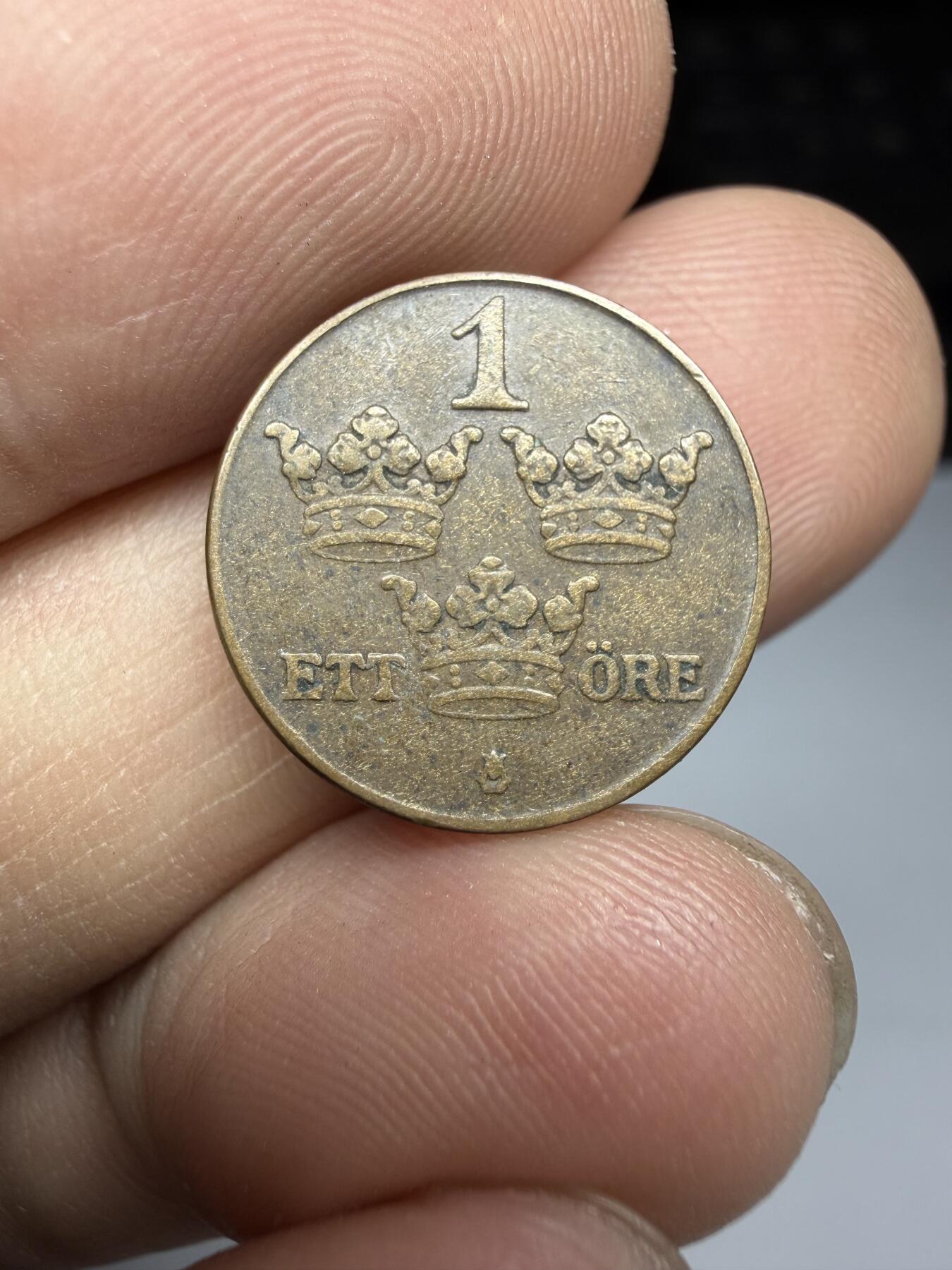 2025年集古藏今外币拍卖第十期-第8场—（总第288拍），可以寄存60天，满160元包邮。 1939年瑞典1欧尔