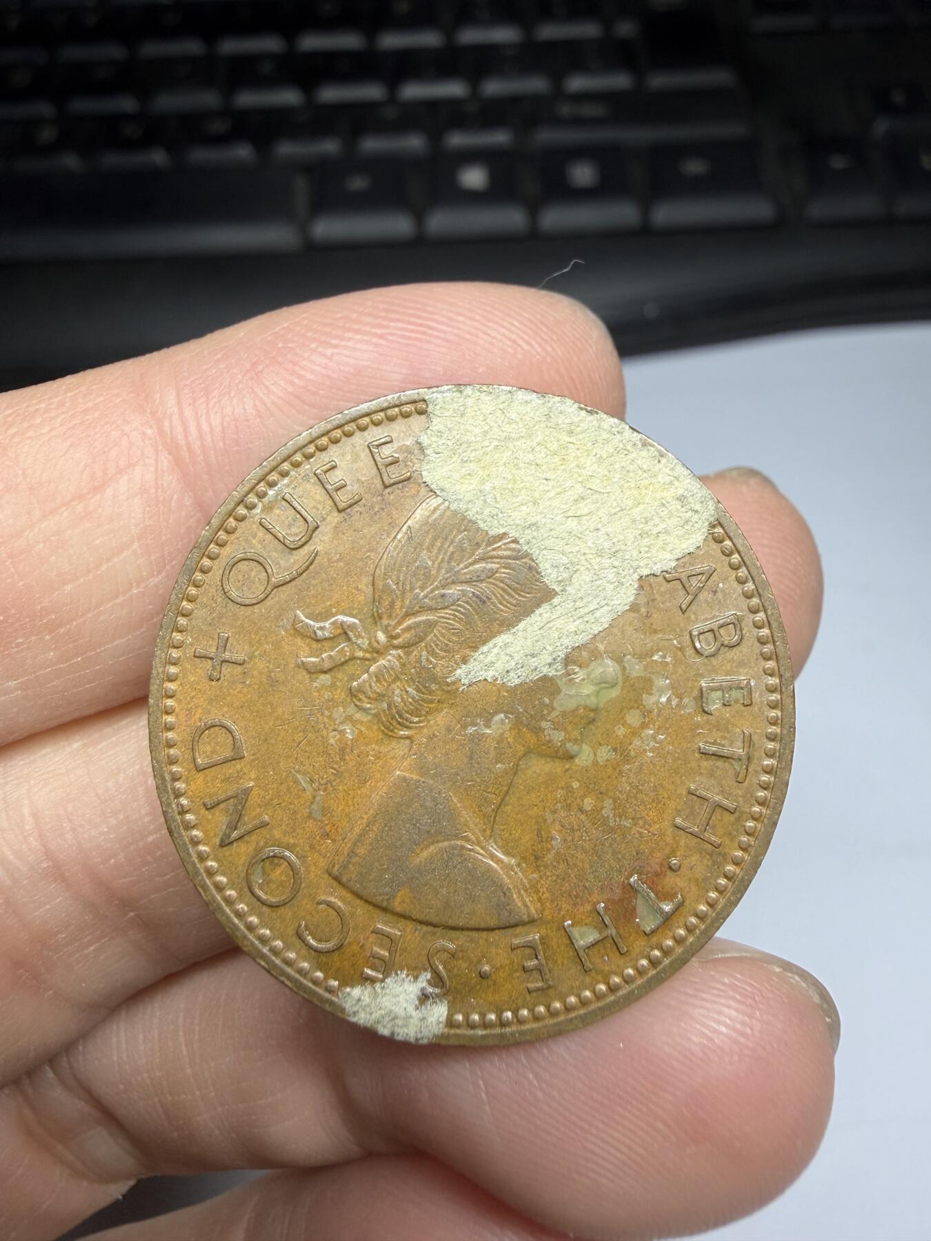 2025年集古藏今外币拍卖第十期-第8场—（总第288拍），可以寄存60天，满160元包邮。 1958年新西兰1便士