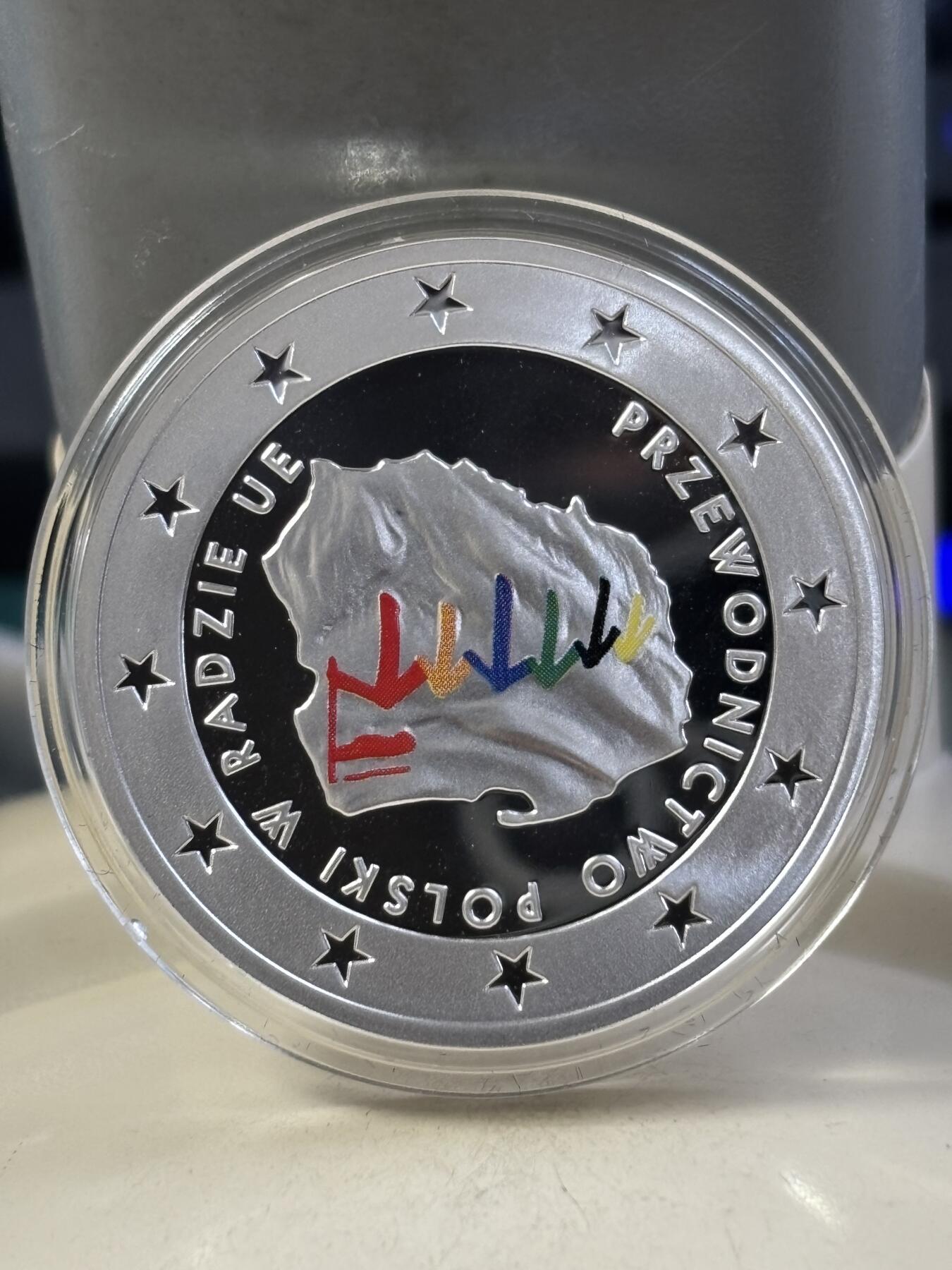 第182期拍卖 波兰2011年担任欧洲联盟理事会轮值主席纪念银币，925银，14.14克，发行50000枚