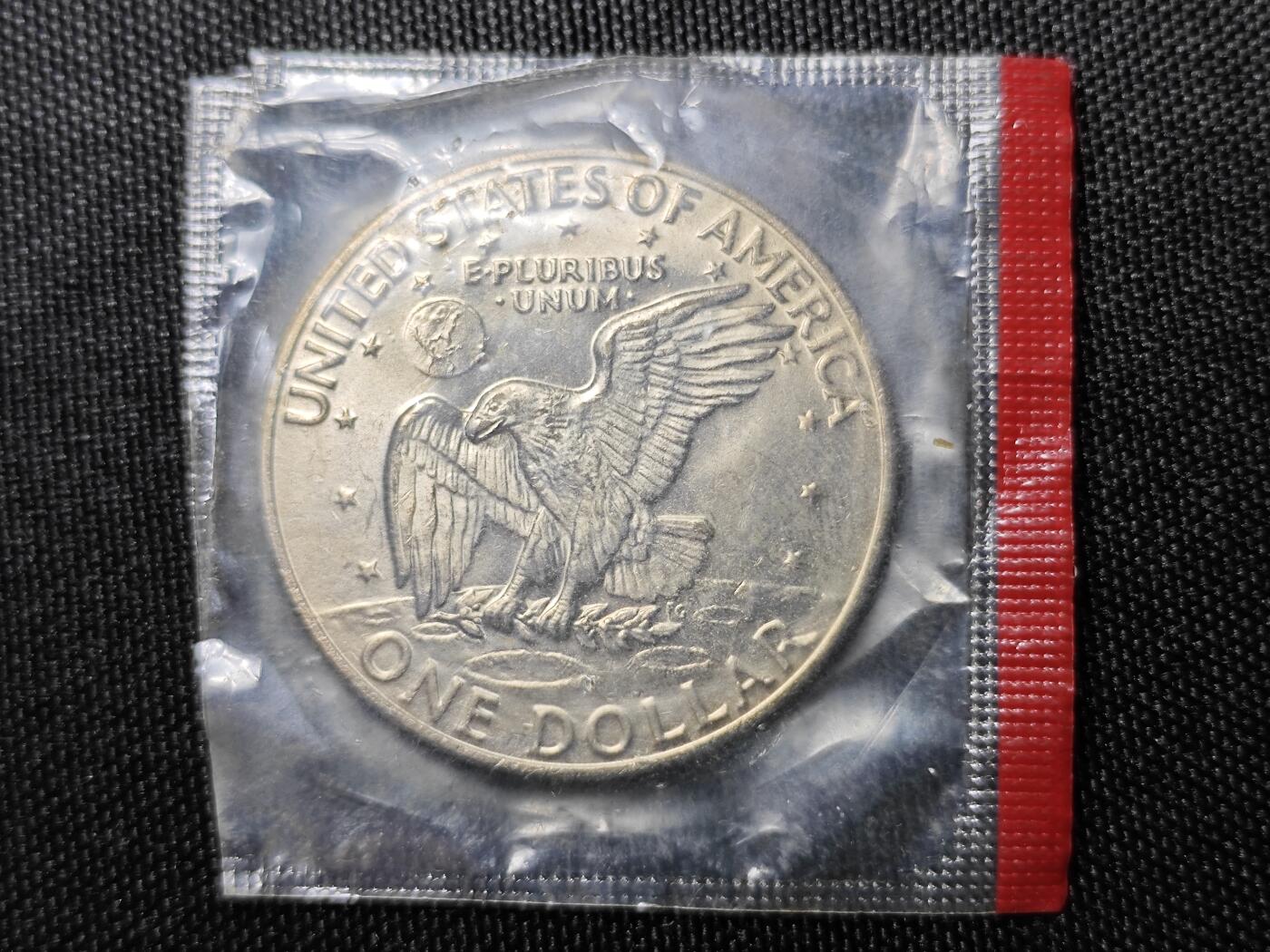 KK钱币收藏小铺 （套币 好品/批量散币 银币）专场  2月预留时间 周末发货  1974美国艾克大一元 好品